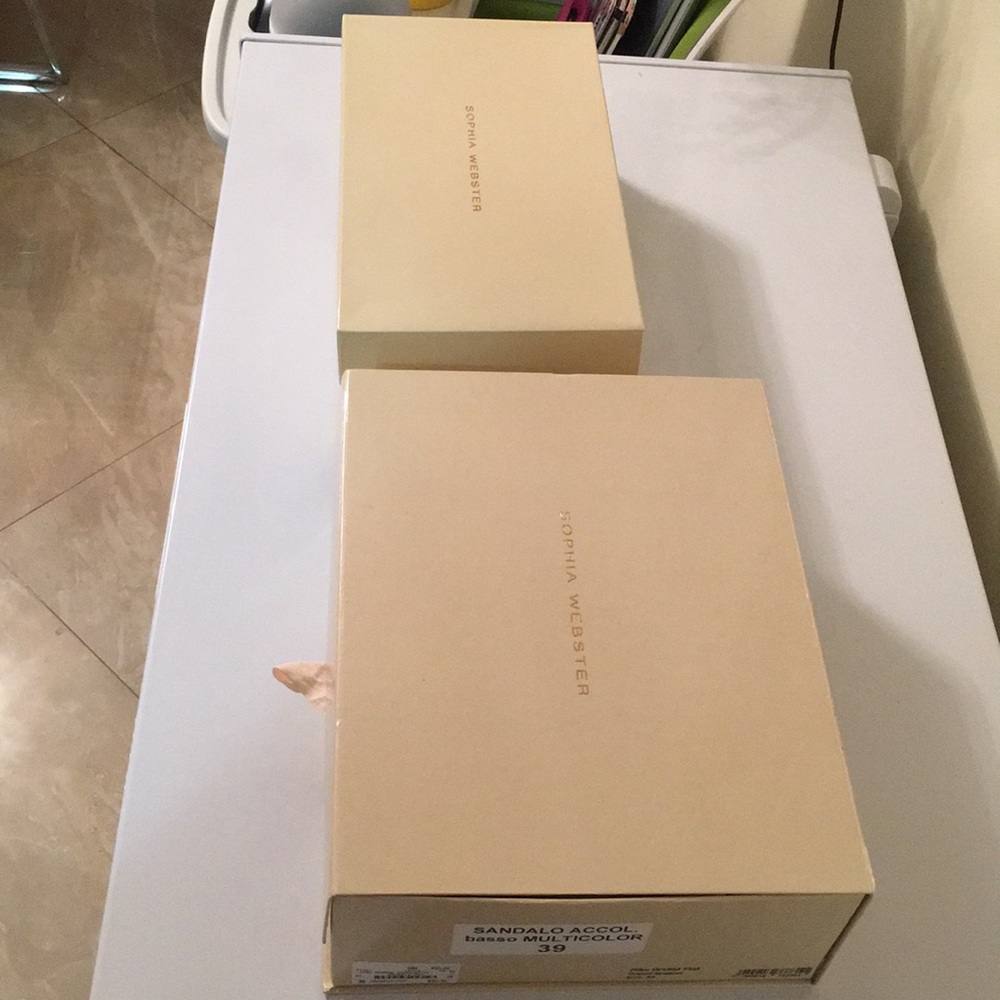 Sophia Webster Original Shoe Boxes And Dust Covers